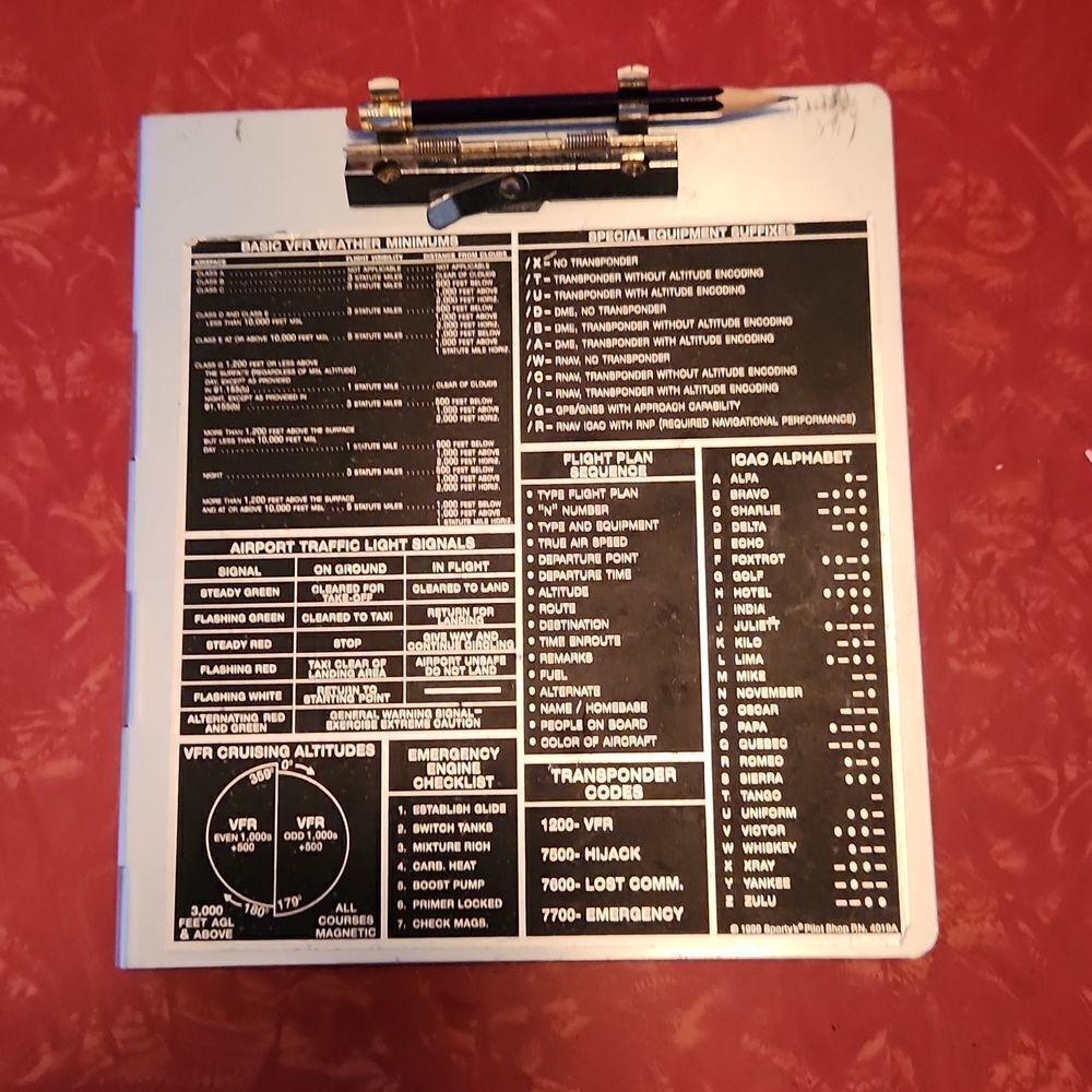 Pilot Flight Clipboard - Picture 1 of 8